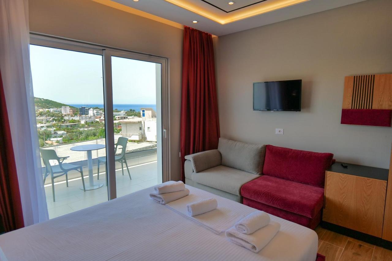 The View Hotel Ksamil Esterno foto